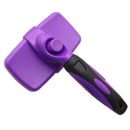 Brosse pour chien autonettoyante