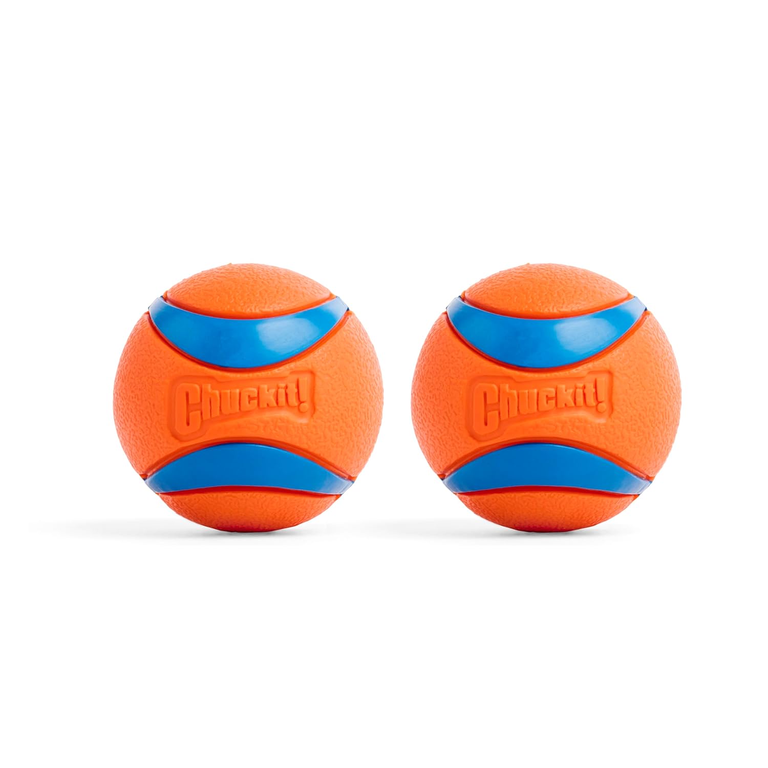 ChuckIt Ultra Ball in orange and blue