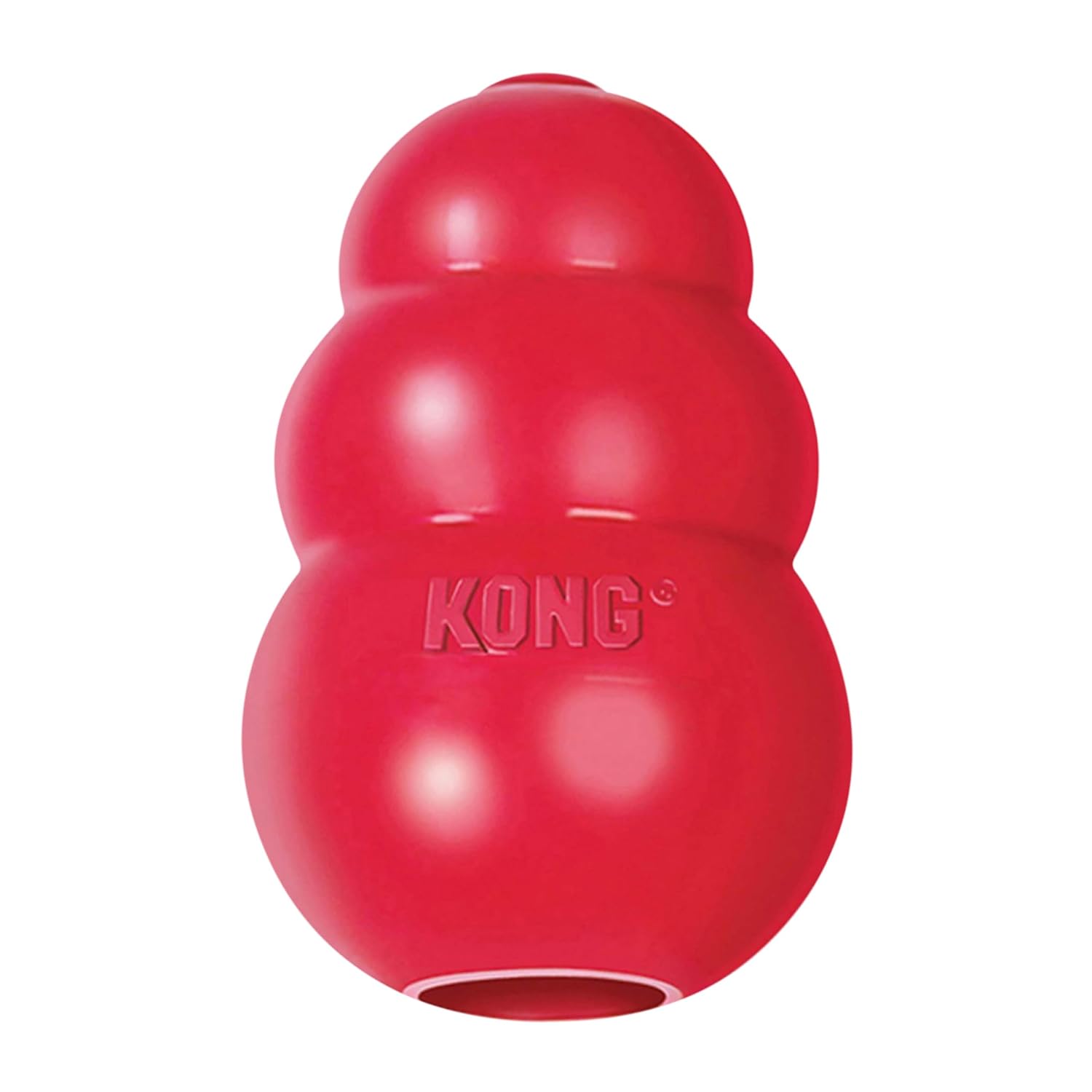 KONG Classic red rubber chew toy for dogs